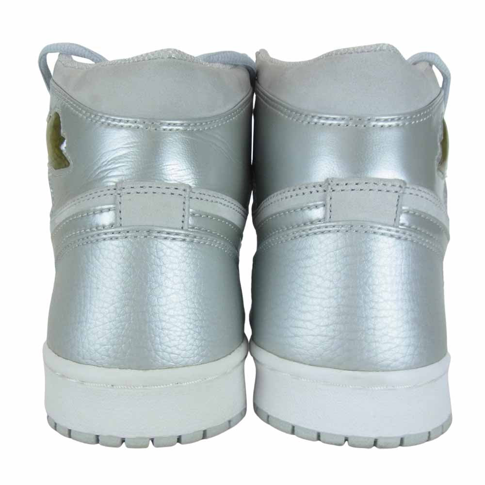 NIKE ナイキ 136060-001 AIR JORDAN 1 2001 ADDITION エアジョーダン1 2001 エディション スニーカー シルバー系 27.5cm【美品】【中古】