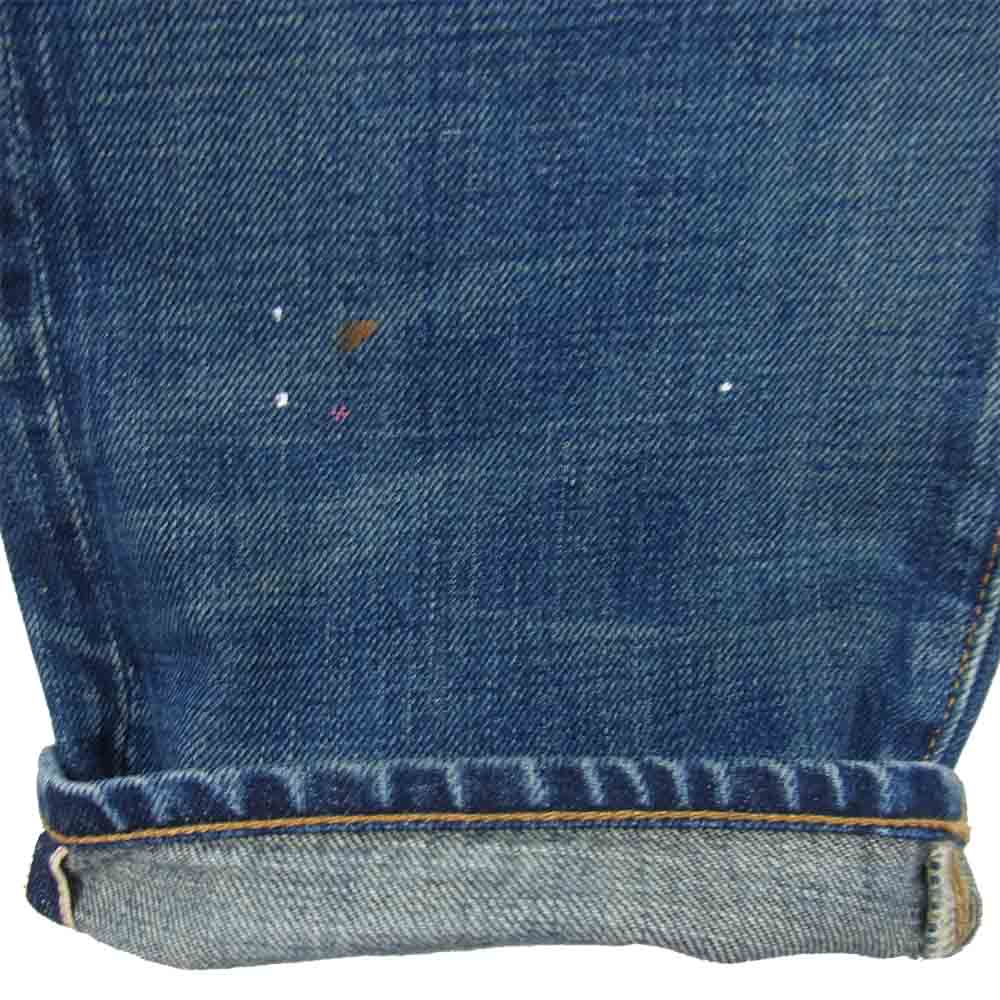 Ron Herman ロンハーマン USA製 ダメージ加工 ペイント加工 デニム ジーンズ パンツ インディゴブルー系 29【美品】【中古】