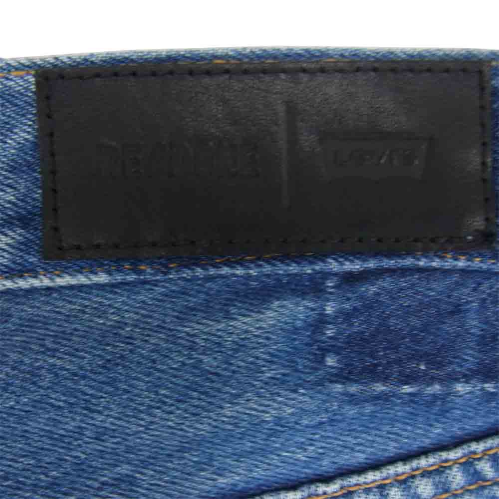 Levi's リーバイス × リダン RE/DONE クラッシュリペア加工 デニム パンツ ジーンズ インディゴブルー系 28【美品】【中古】
