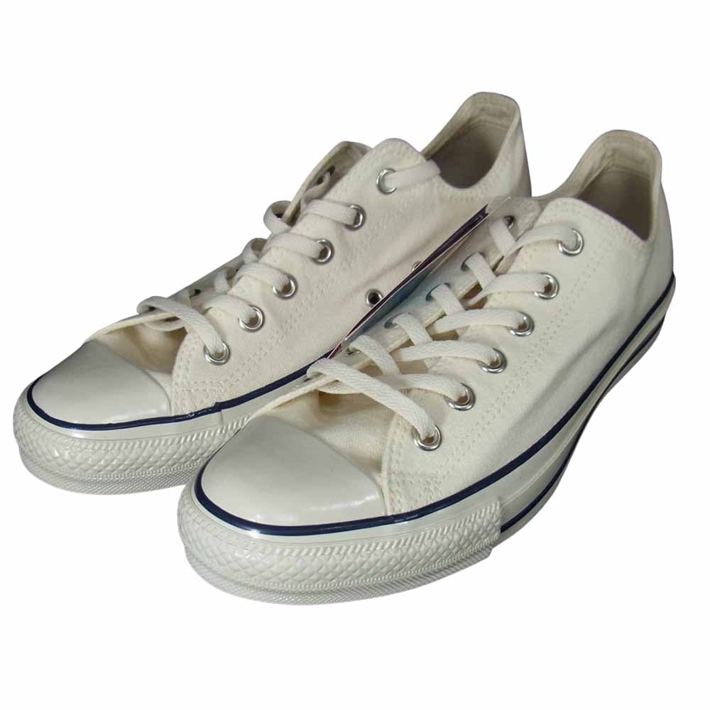 Ron Herman ロンハーマン 1CK937 × コンバース CONVERSE ALL STAR OX オールスター オックス ローカット スニーカー ホワイト ホワイト系 26cm【新古品】【未使用】【中古】