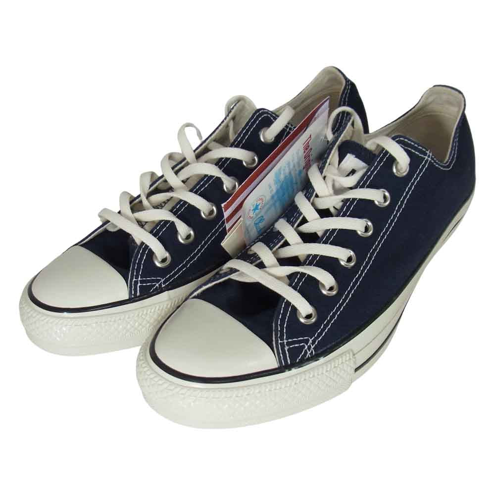 Ron Herman ロンハーマン 1CJ592 × コンバース CONVERSE ALL STAR OX オールスター オックス ローカット スニーカー ネイビー ネイビー系 26cm【新古品】【未使用】【中古】