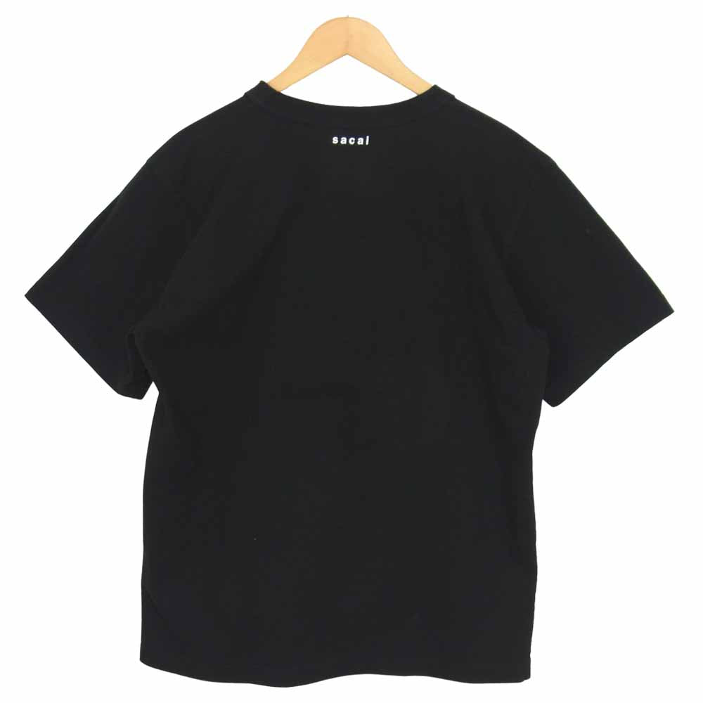 Sacai サカイ 20-0117S Einstein T-Shirt アインシュタイン Tシャツ ブラック系 3【中古】
