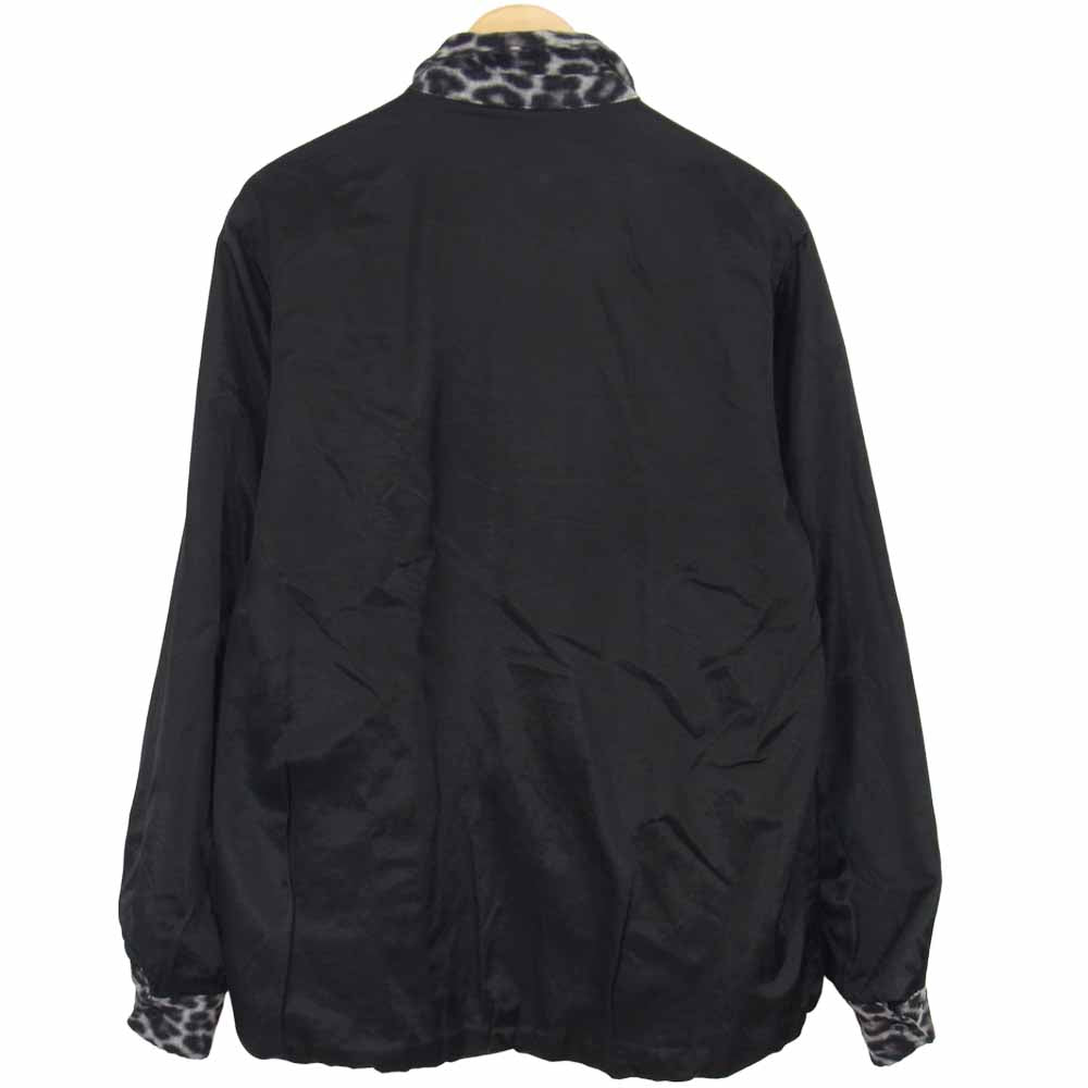 Sacai サカイ 20AW 20-02392M leopard print zip-up リバーシブル レオパード ジップ ジャケット ブラック系 2【美品】【中古】