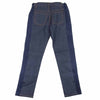 Sacai サカイ 21SS 21-0294S × アーペーセー A.P.C. PANTALON HARU ナイロン 切替 ストレート デニムパンツ ネイビー系 XS【新古品】【未使用】【中古】