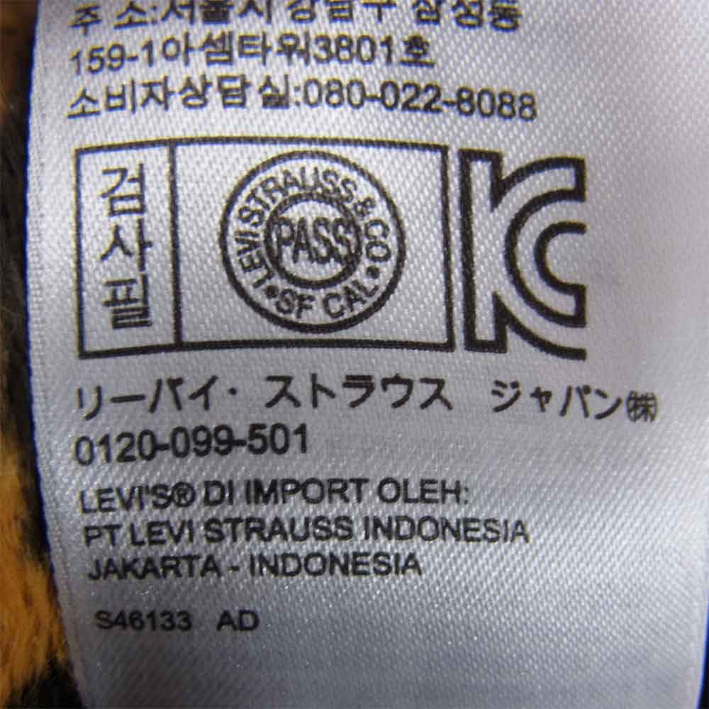 Supreme シュプリーム 12AW Leopard Denim Jacket レオパード デニムジャケット インディゴブルー系 M【中古】