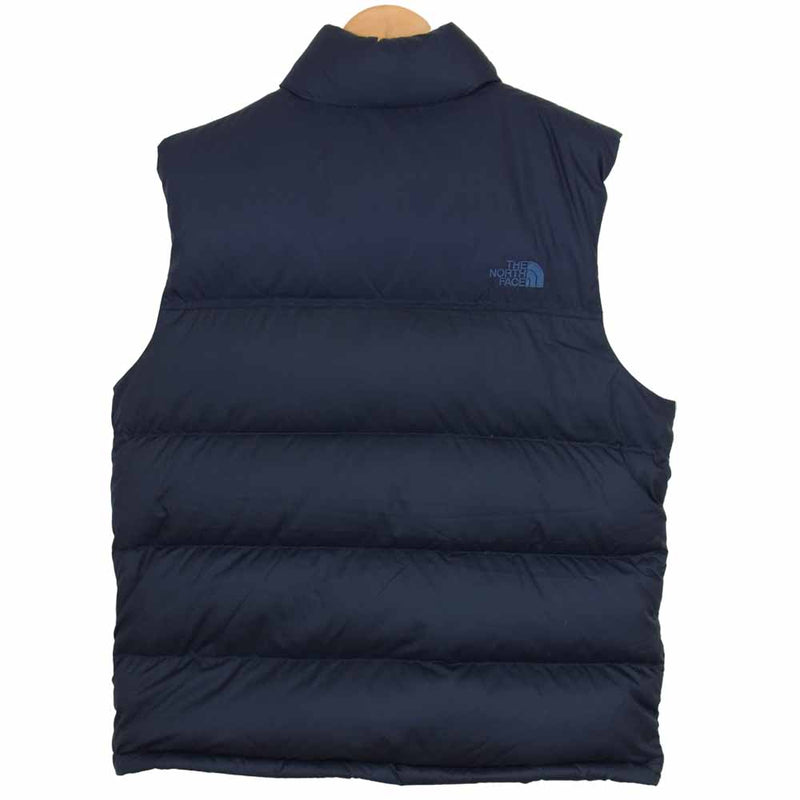 THE NORTH FACE ノースフェイス NUPTSE VEST ヌプシ ベスト ネイビー系 L/G【中古】