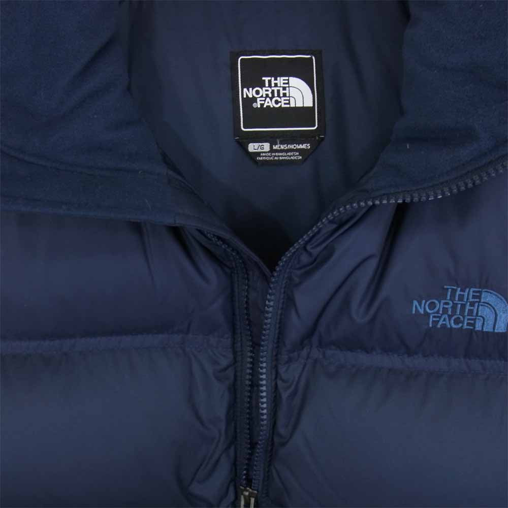 THE NORTH FACE ノースフェイス NUPTSE VEST ヌプシ ベスト ネイビー系 L/G【中古】