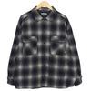 NEIGHBORHOOD ネイバーフッド 20AW 202SINH-SHM02 FADE W-SHIRT.LS フェード ロングスリーブ シャツ グレー系 L【中古】
