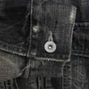 NEIGHBORHOOD ネイバーフッド 21SS 211XBNH-JKM02 SAVAGE STOCKMAN TYPE-A C-JKT サベージ加工 デニム ジャケット ブラック ブラック系 M【新古品】【未使用】【中古】