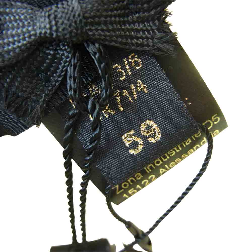 ボルサリーノ イタリア製 ペーパー ブレード ハット オフホワイト系 59【新古品】【未使用】【中古】