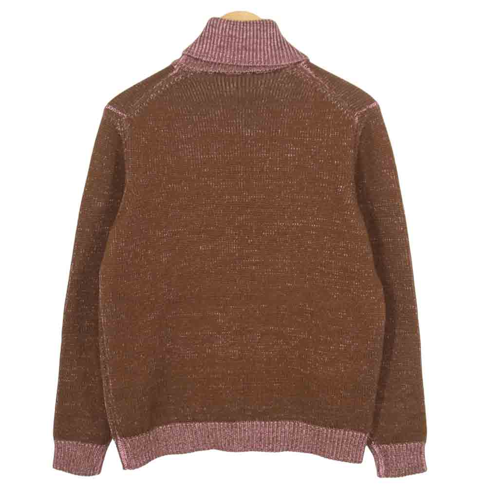 ROBERTO COLLINA ロベルトコリーナ イタリア製 メリノウール タートルネック ニット ブラウン ブラウン系 48【中古】