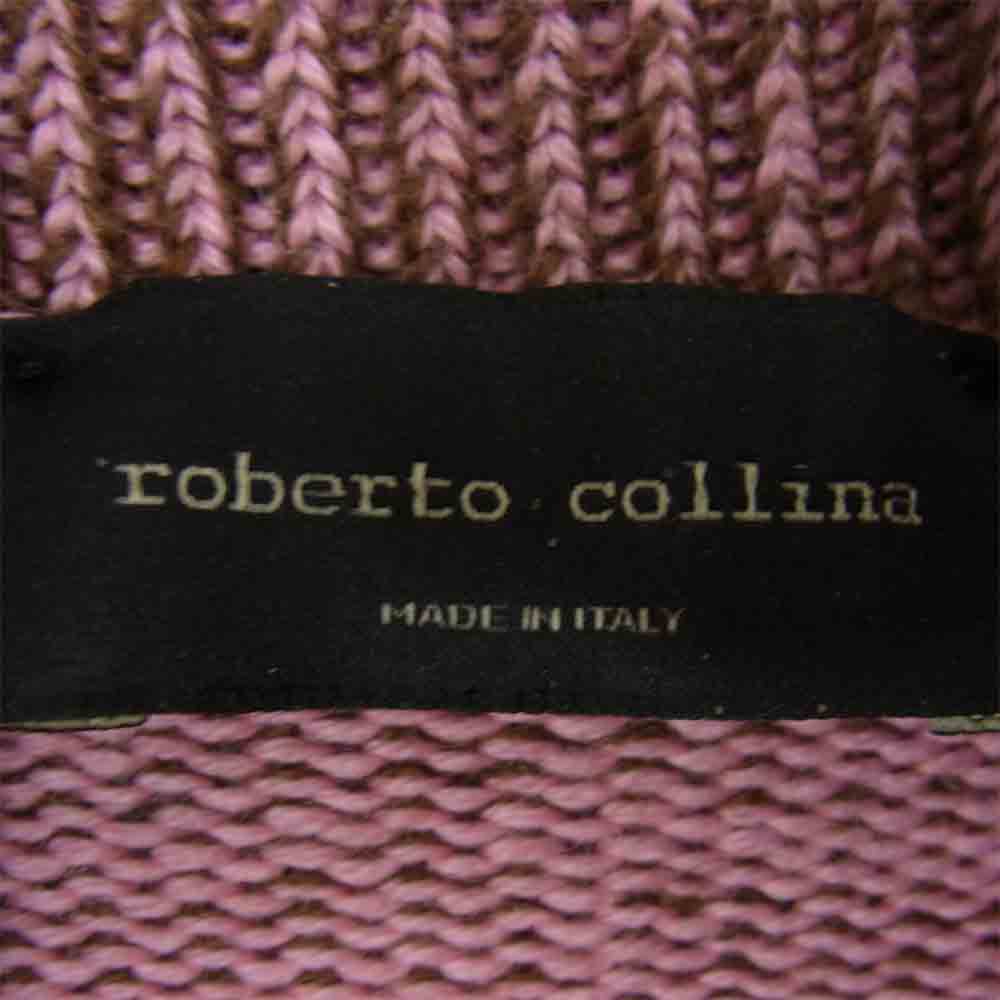 ROBERTO COLLINA ロベルトコリーナ イタリア製 メリノウール タートルネック ニット ブラウン ブラウン系 48【中古】