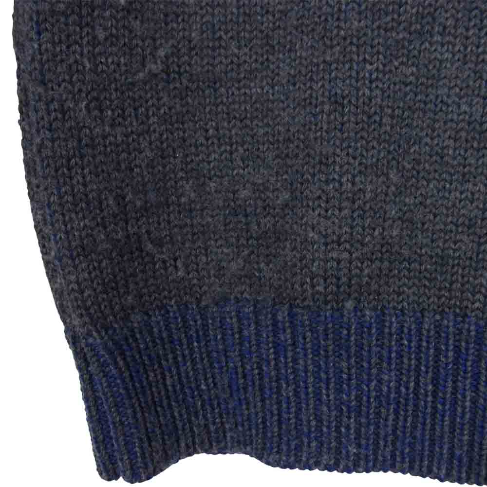 ROBERTO COLLINA ロベルトコリーナ イタリア製 メリノウール タートルネック ニット ネイビー ネイビー系 48【中古】