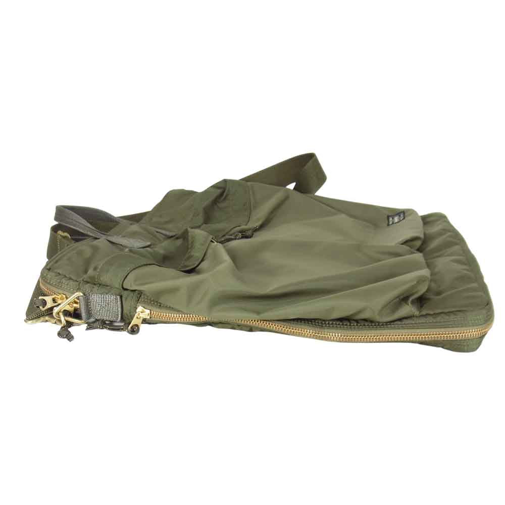 PORTER ポーター 2WAY HELMET BAG ナイロン ヘルメット バッグ カーキ系【中古】