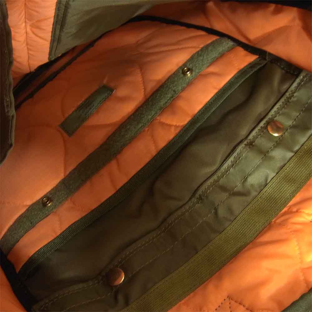 PORTER ポーター 2WAY HELMET BAG ナイロン ヘルメット バッグ カーキ系【中古】