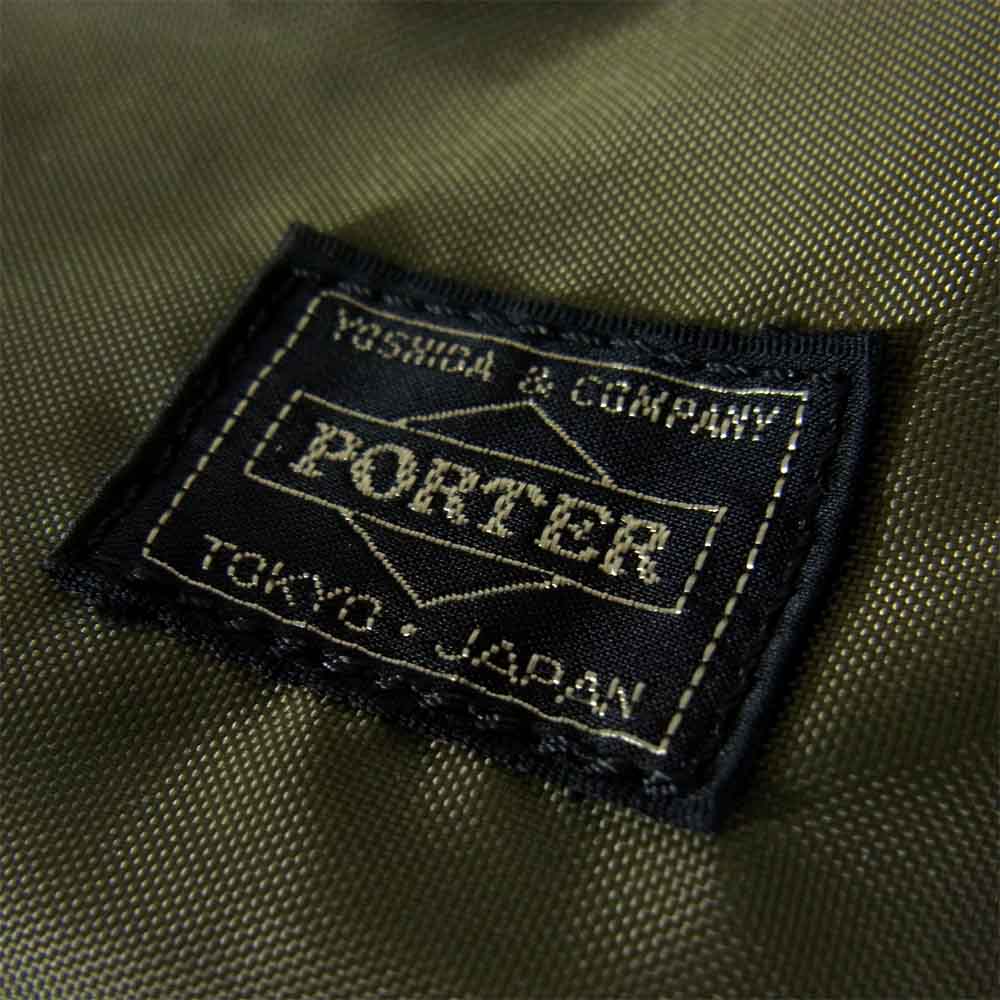 PORTER ポーター 2WAY HELMET BAG ナイロン ヘルメット バッグ カーキ系【中古】