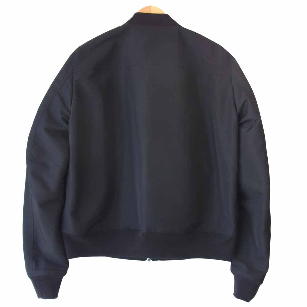 Rick Owens リックオウエンス 21SS RU21S6786-TS REVERSIBLE CROPPED FLIGHT BOMBER リバーシブル ボンバージャケット 黒×紺 42【美品】【中古】