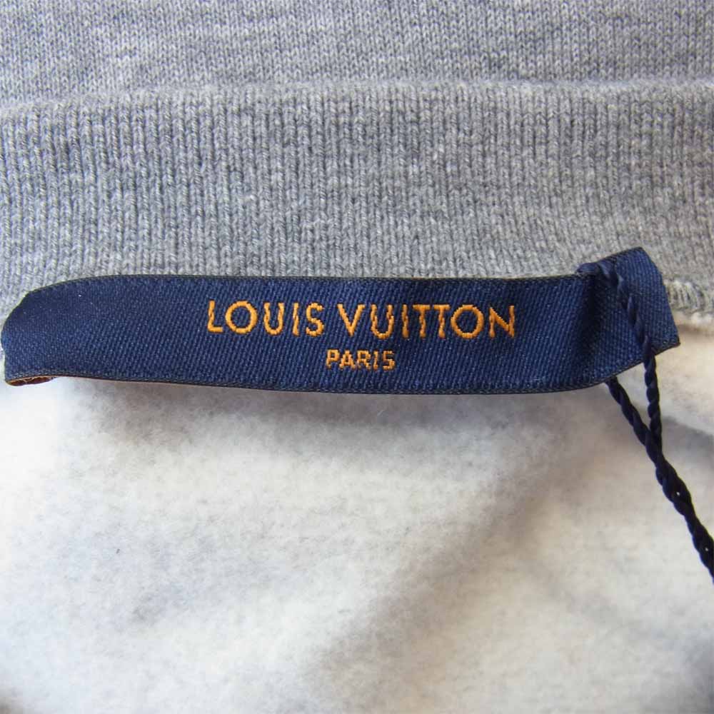 LOUIS VUITTON ルイ・ヴィトン 20AW 1A7X6Y × ニゴー NIGO SQUARED LV SWEATSHIRT スクエアード LV ロゴ プリントスウェット グレー系 S【新古品】【未使用】【中古】