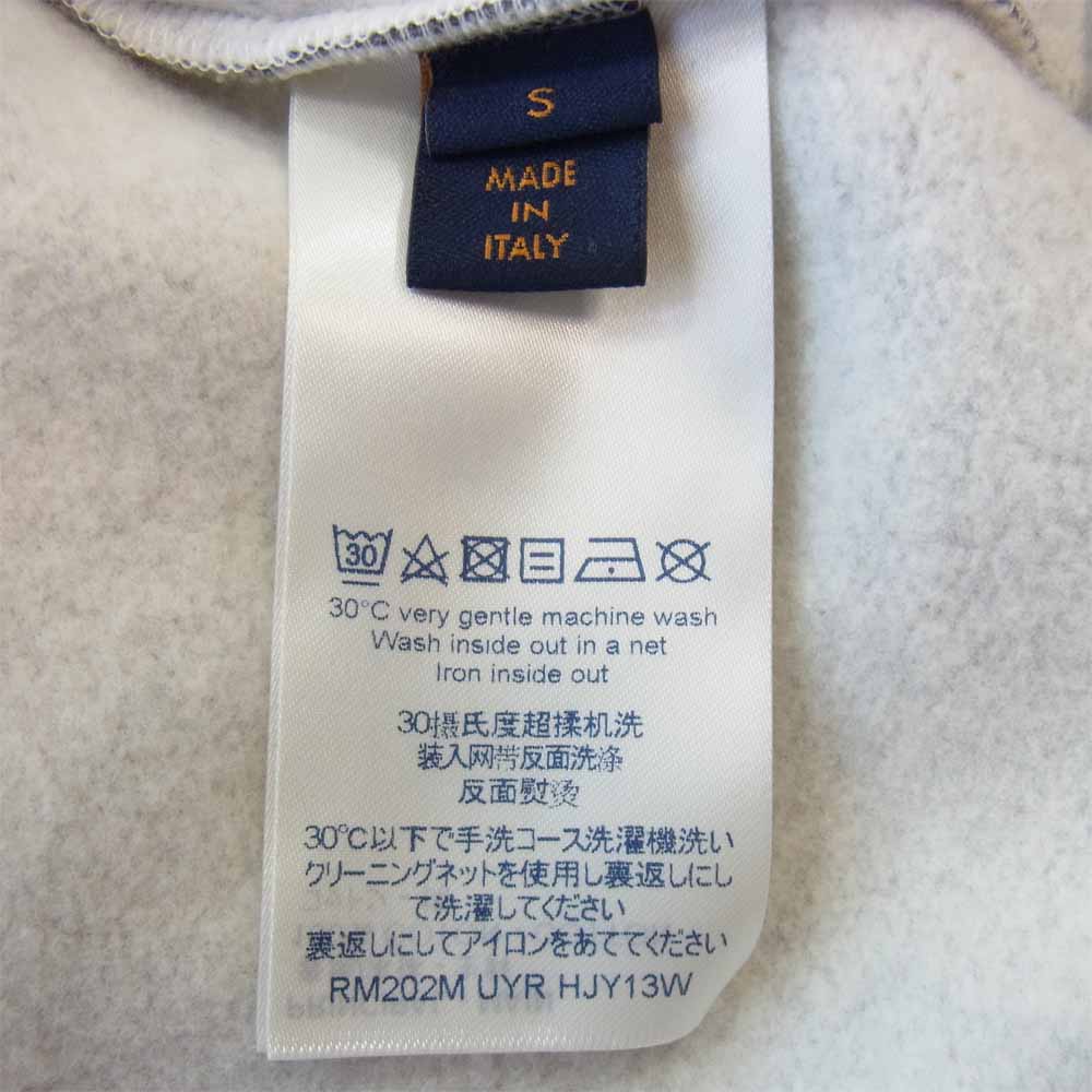 LOUIS VUITTON ルイ・ヴィトン 20AW 1A7X6Y × ニゴー NIGO SQUARED LV SWEATSHIRT スクエアード LV ロゴ プリントスウェット グレー系 S【新古品】【未使用】【中古】