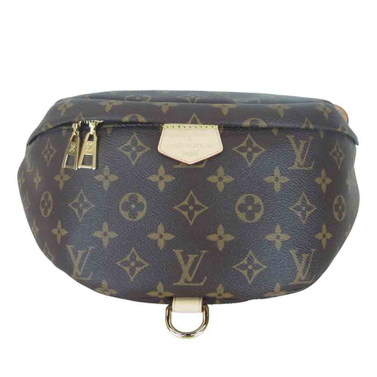 LOUIS VUITTON ルイ・ヴィトン M43644 バムバッグ モノグラム ボディバッグ ブラウン系【極上美品】【中古】