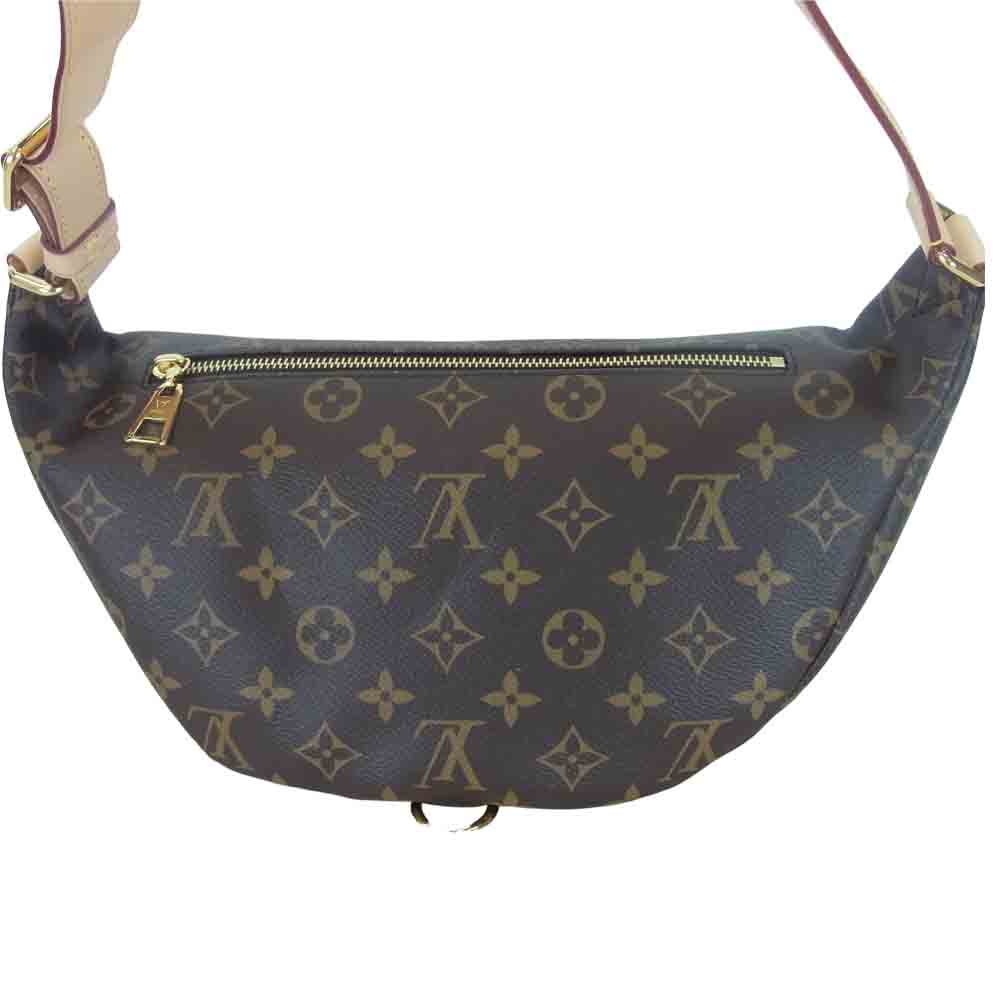 LOUIS VUITTON ルイ・ヴィトン M43644 バムバッグ モノグラム ボディバッグ ブラウン系【極上美品】【中古】