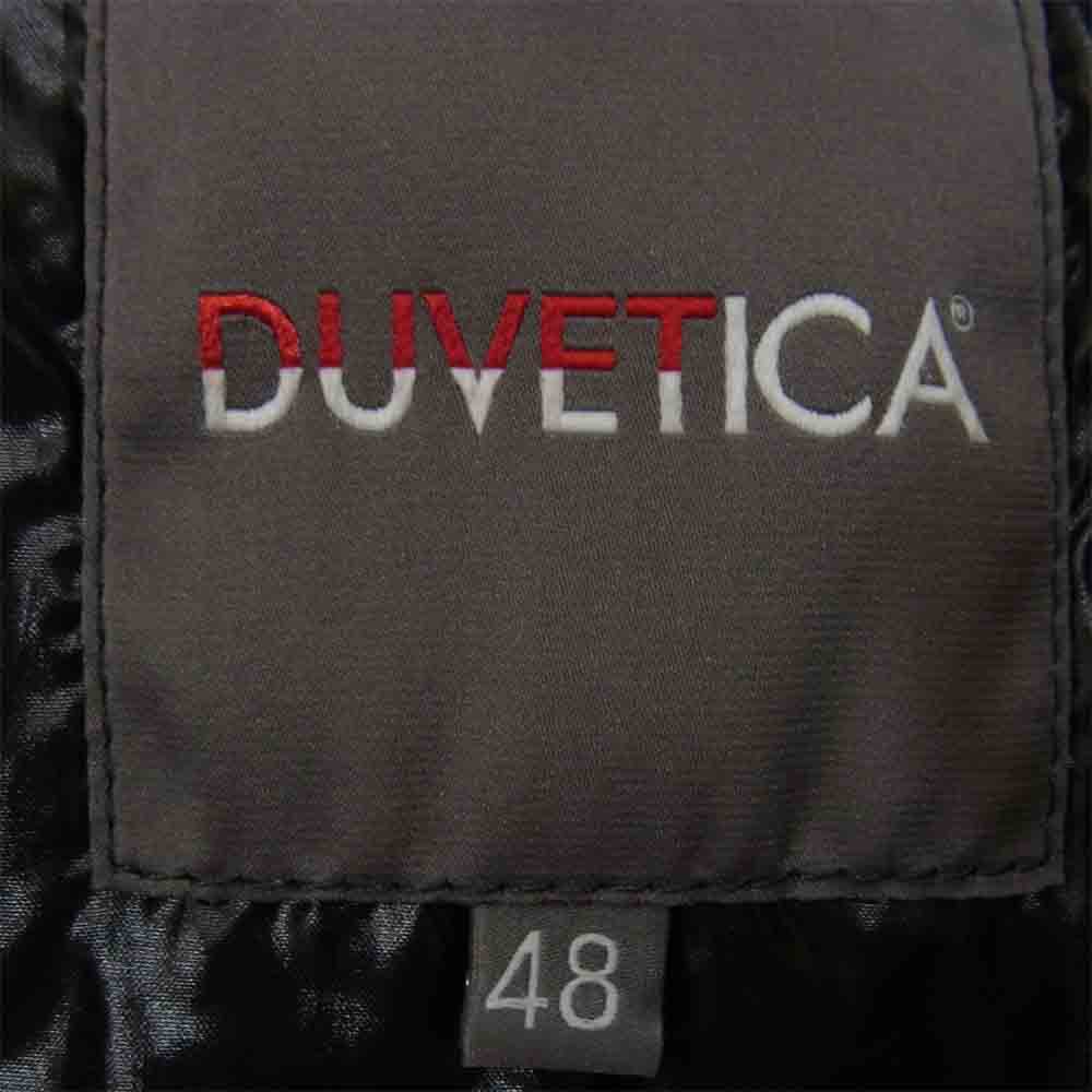 DUVETICA デュベティカ フードライン入り ダウンジャケット ダークネイビー系 48【中古】