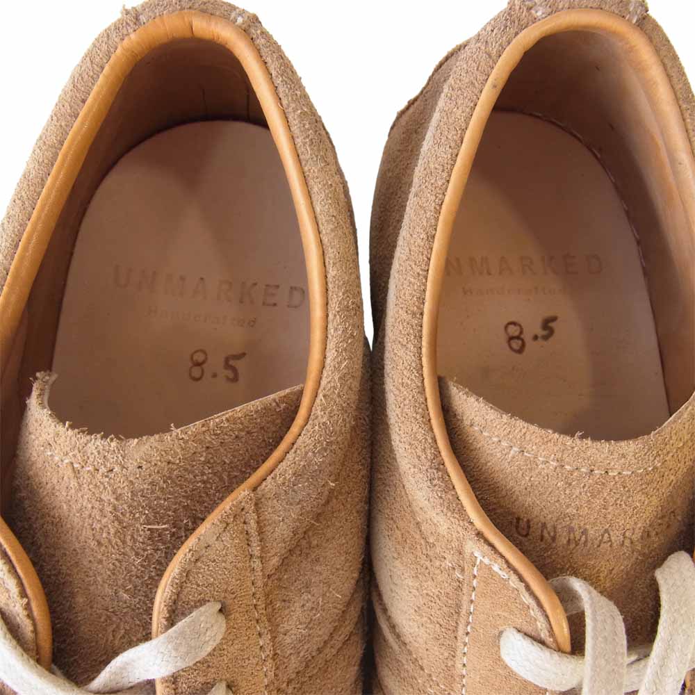 アンマークド MX1986 sneaker スエード スニーカー ベージュ系 26.5【新古品】【未使用】【中古】