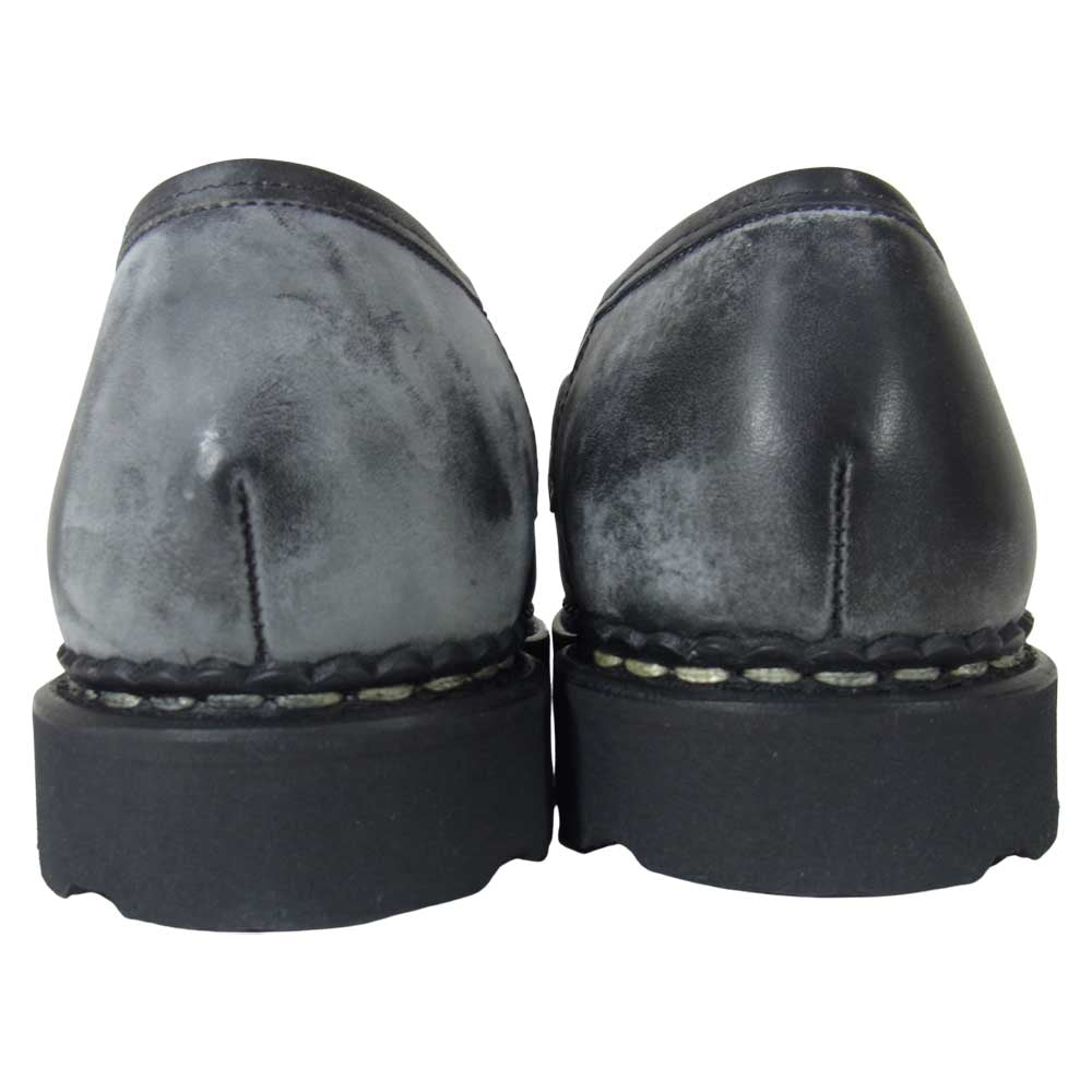 Paraboot パラブーツ 99412 REIMS MARCHE ランス ローファー スリッポン シューズ ブラック系 7【新古品】【未使用】【中古】