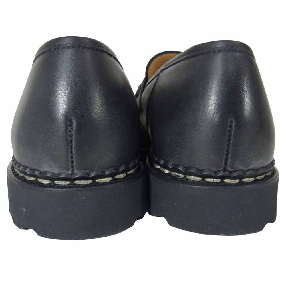 Paraboot パラブーツ 99412 REIMS MARCHE ランス ローファー スリッポン シューズ ブラック系 7.5【新古品】【未使用】【中古】