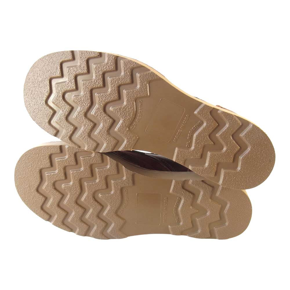 WESCO ウエスコ custom robert william カスタム ロバート ウィリアム スエード レザー メダリオン シューズ ブラウン系 8.5【新古品】【未使用】【中古】