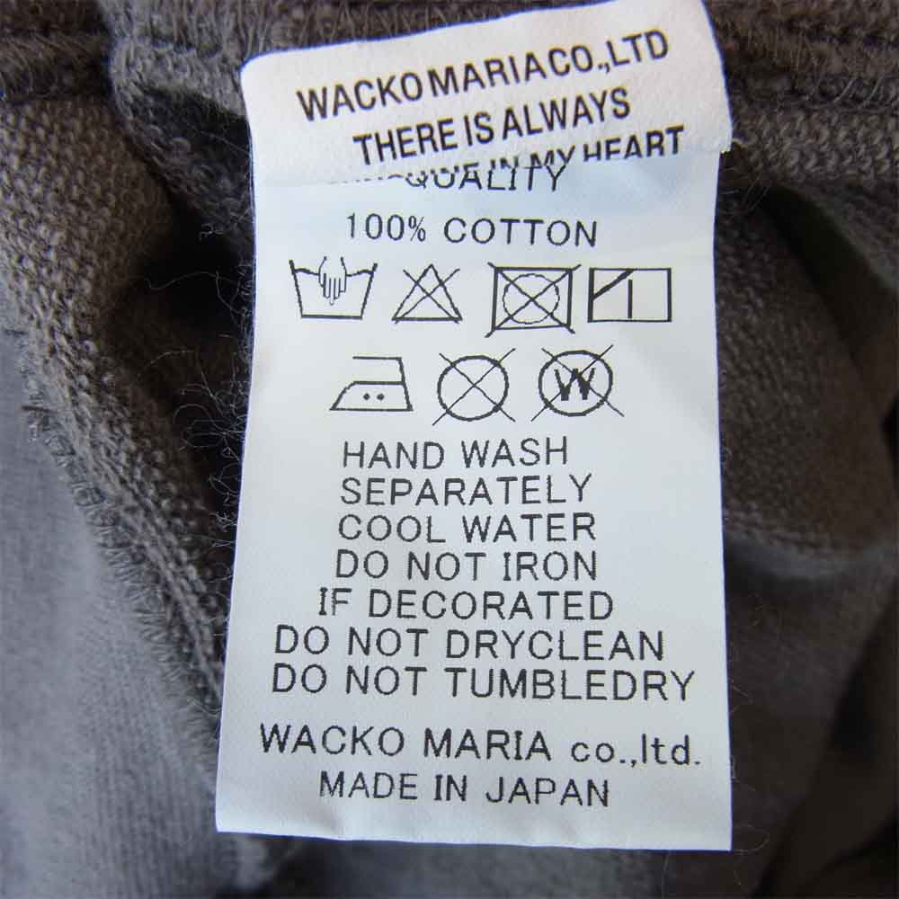 WACKO MARIA ワコマリア ROCK STEADY TOKYO プリント プルオーバー パーカー ブラウン系 L【中古】