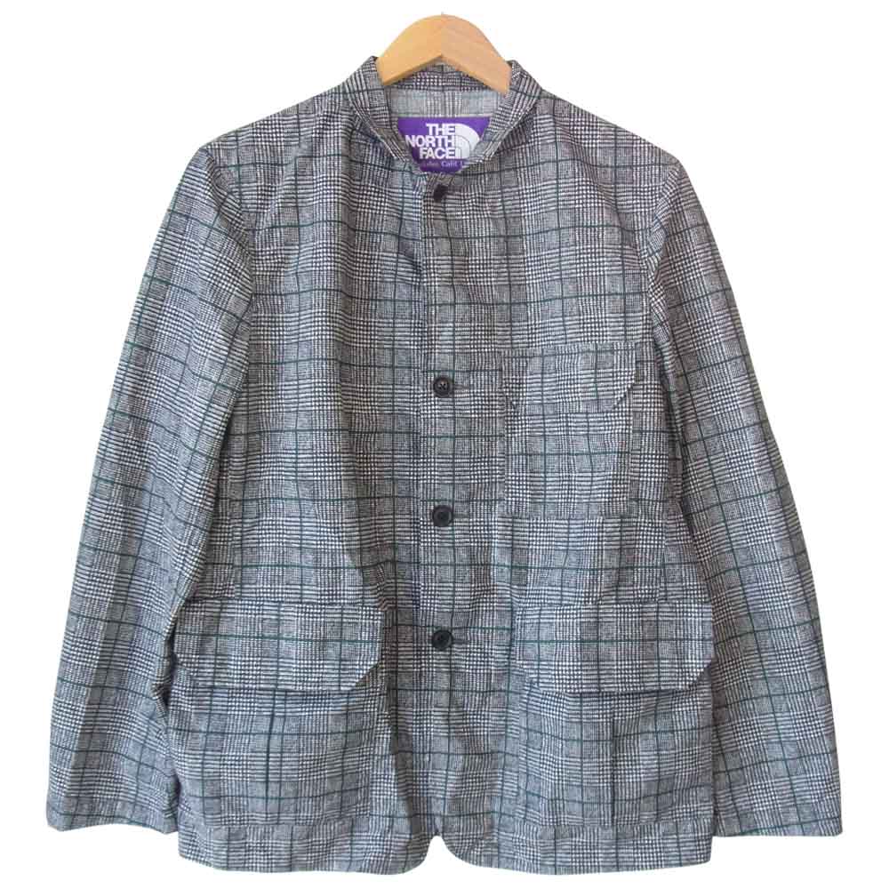 THE NORTH FACE ノースフェイス NP2551N パープルレーベル グレンチェック ジャケット ブラック系 M【中古】