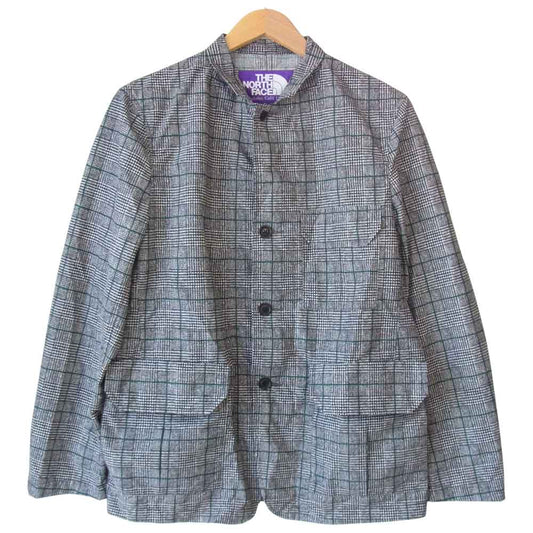 THE NORTH FACE ノースフェイス NP2551N パープルレーベル グレンチェック ジャケット ブラック系 M【中古】
