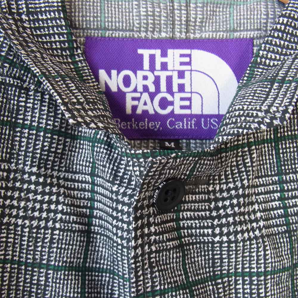 THE NORTH FACE ノースフェイス NP2551N パープルレーベル グレンチェック ジャケット ブラック系 M【中古】