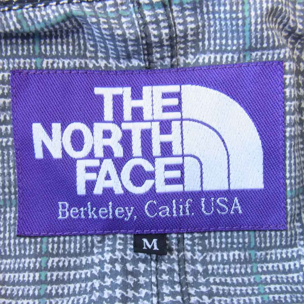 THE NORTH FACE ノースフェイス NP2551N パープルレーベル グレンチェック ジャケット ブラック系 M【中古】