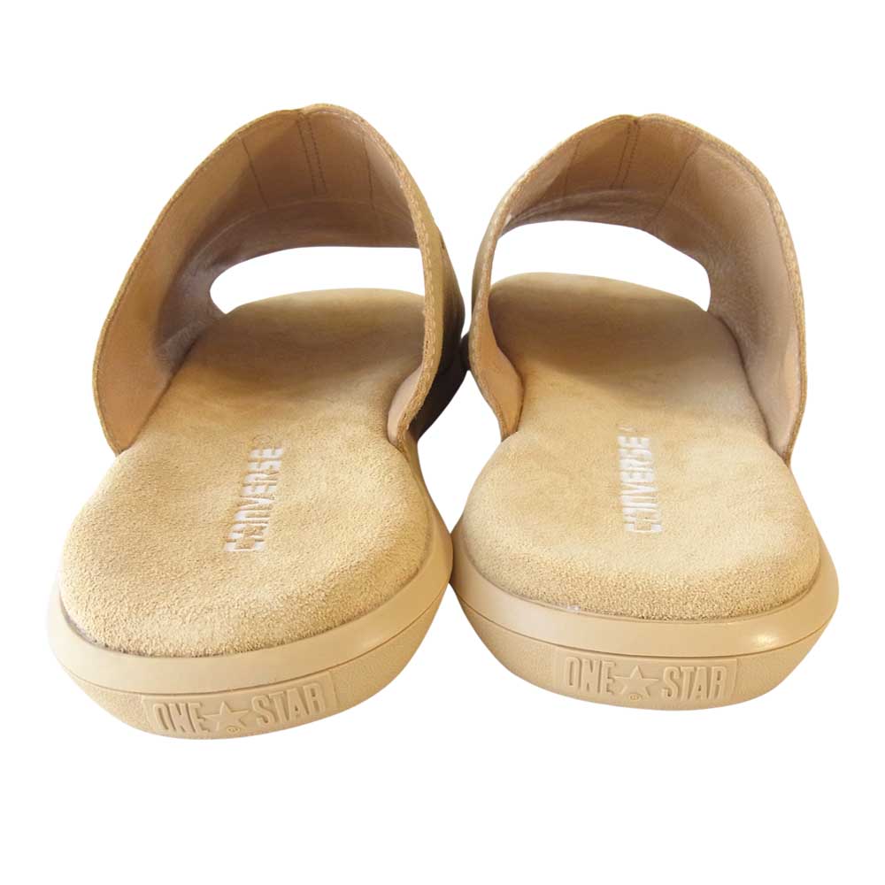CONVERSE コンバース Addict ONE STAR SANDAL アディクト ワンスター スエード サンダル ベージュ系 26【新古品】【未使用】【中古】