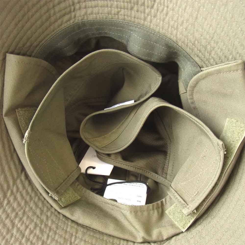 WTAPS ダブルタップス 21SS 211HCDT-HT12 FACEHUGGER HAT RIPSTOP ジャングル  カーキ系 L【新古品】【未使用】【中古】