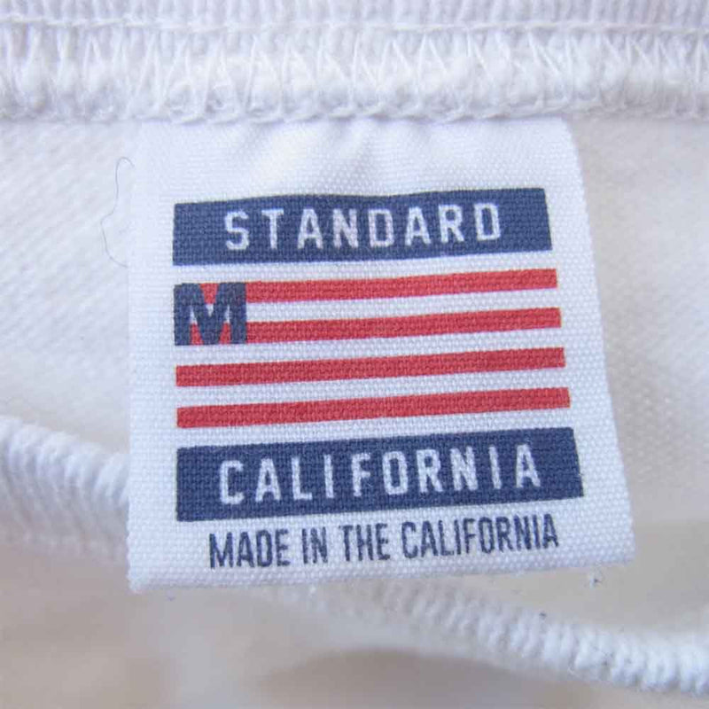 STANDARD CALIFORNIA スタンダードカリフォルニア USA製 ヘビーウェイト ポケット Tシャツ ホワイト系 M【中古】