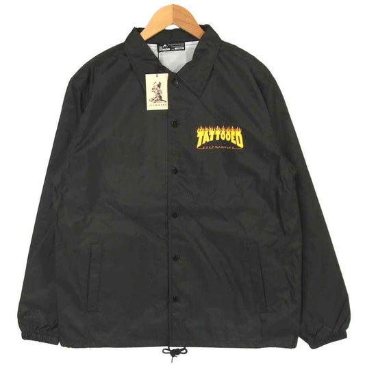 ソフトマシーン NEW SKOOL JK コーチ ジャケット ナイロン 中国製 ブラック系 L【美品】【中古】