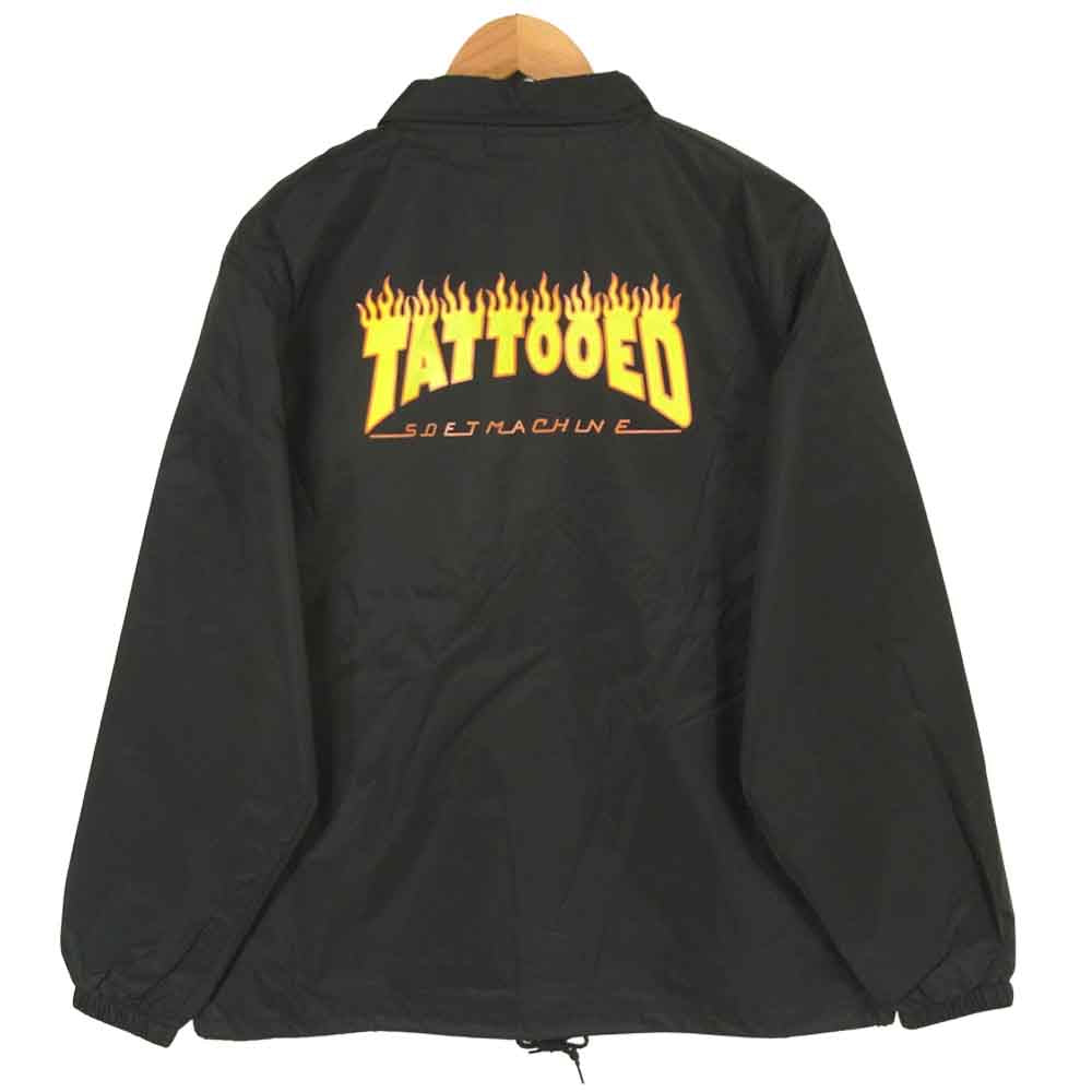 ソフトマシーン NEW SKOOL JK コーチ ジャケット ナイロン 中国製 ブラック系 L【美品】【中古】