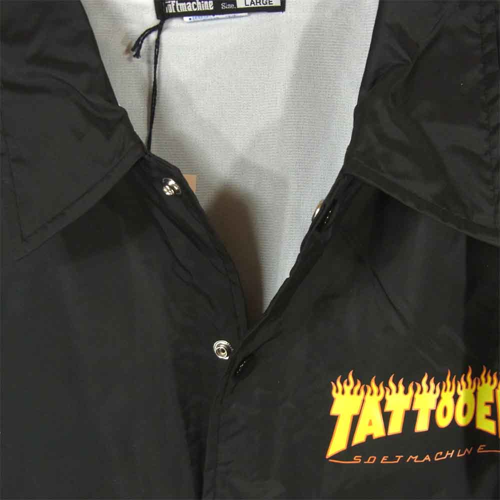 ソフトマシーン NEW SKOOL JK コーチ ジャケット ナイロン 中国製 ブラック系 L【美品】【中古】