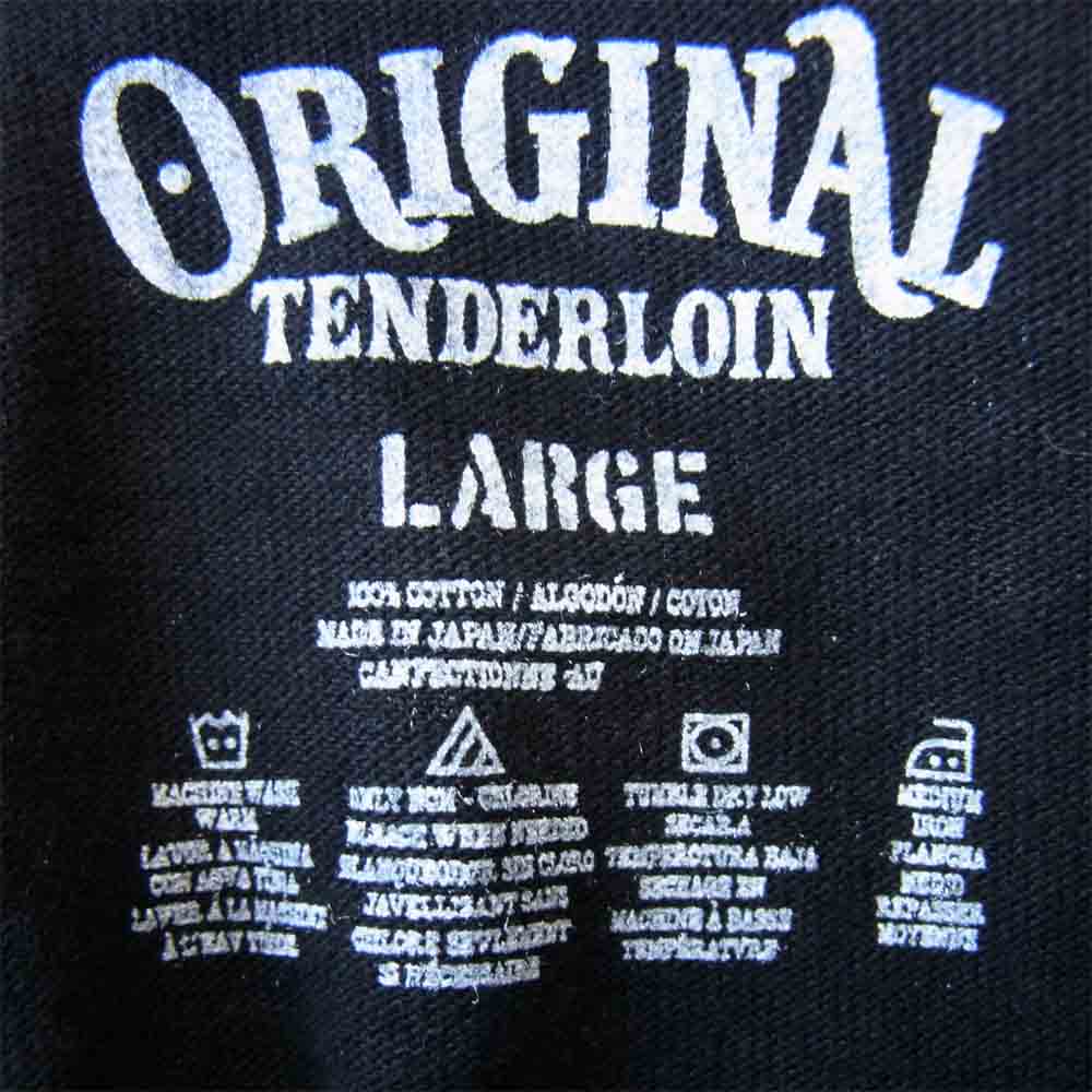 TENDERLOIN テンダーロイン 20SS T-TEE BS ボルネオスカル プリント Tシャツ ブラック系 L【中古】