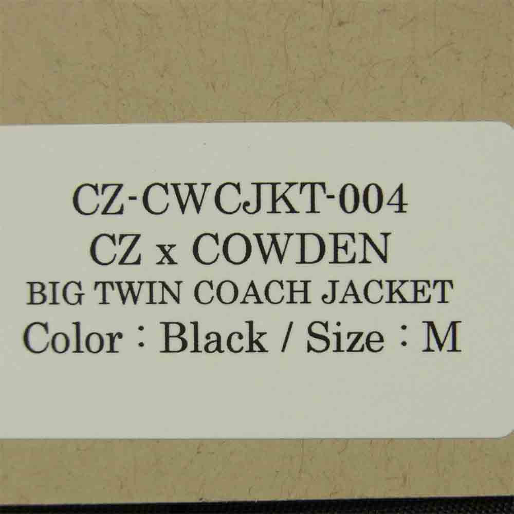 サイクルゾンビーズ CZ-CWCJKT-004 COWDEN カウデン BIGTWIN JKT ビッグツイン コーチ ジャケット ブラック系 M【美品】【中古】