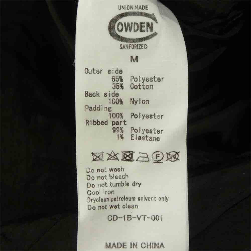 サイクルゾンビーズ CZ-CWVST-001 COWDEN カウデン CALIFORNIA VEST リバーシブル ベスト ブラック系 M【新古品】【未使用】【中古】