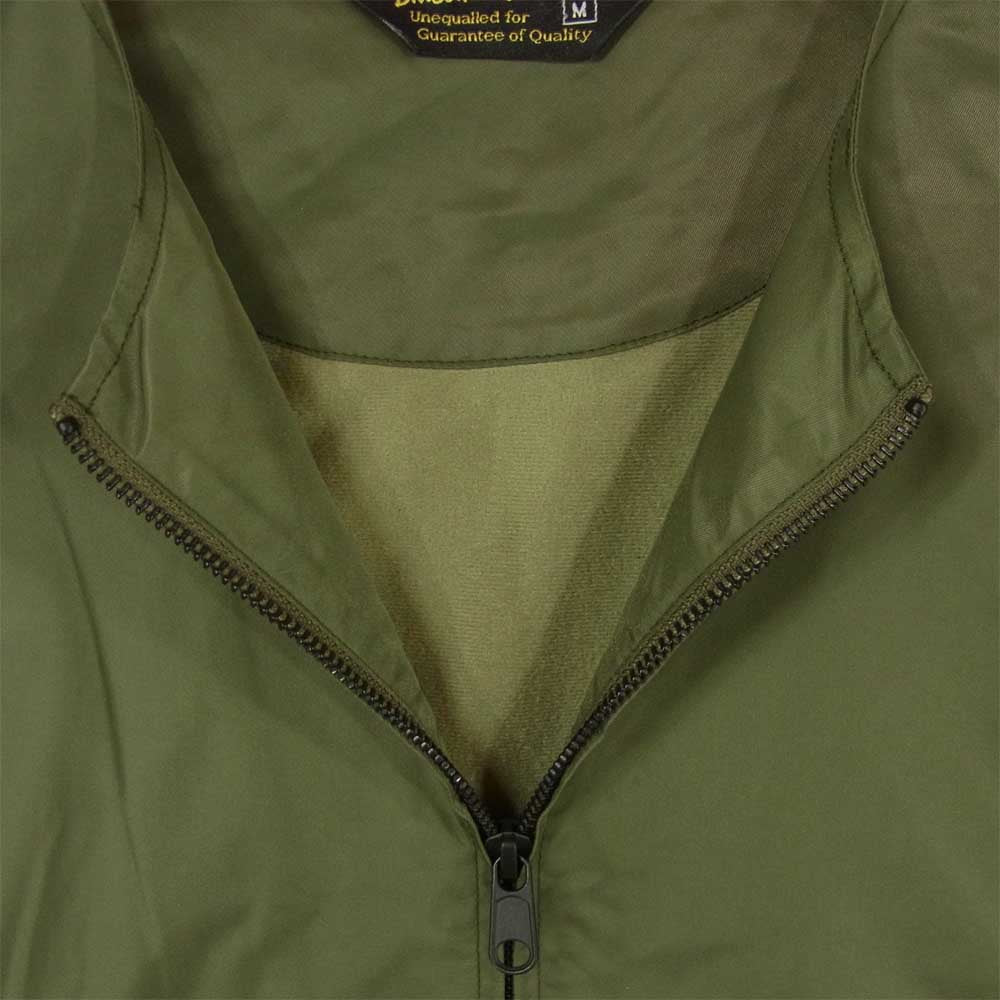 ブルコ OL-045-021 Crew Neck Jacket クルーネック ノーカラー ジャケット 中国製 カーキ系 M【美品】【中古】