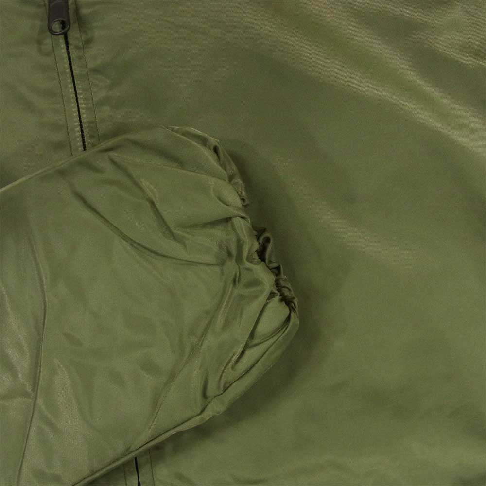 ブルコ OL-045-021 Crew Neck Jacket クルーネック ノーカラー ジャケット 中国製 カーキ系 M【美品】【中古】