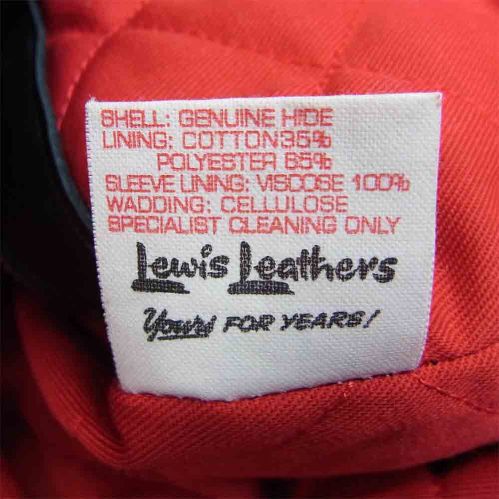 Lewis Leathers ルイスレザー CORSAIR TIGHTFIT コルセア タイト フィット シングル ライダース ブラック系 36【美品】【中古】