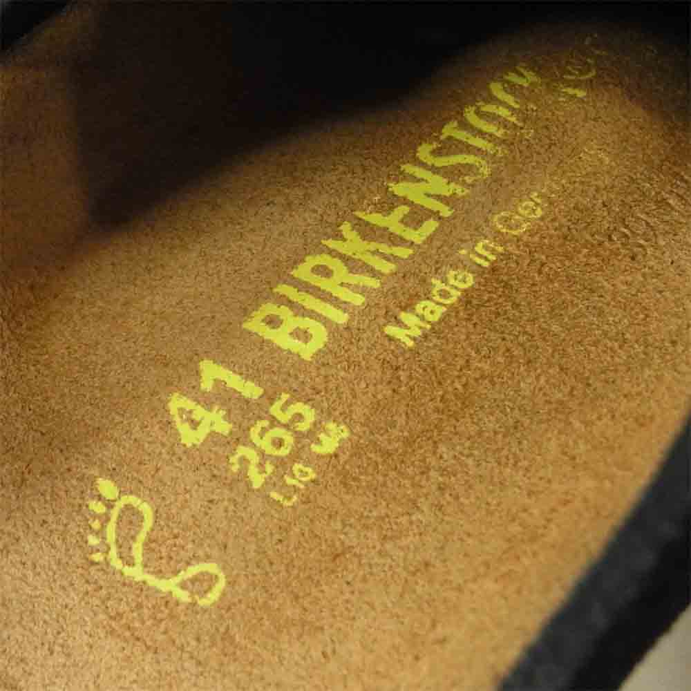 HTC エイチティーシー BIRKENSTOCK ビルケンシュトック BOSTON ボストン ターコイズ スタッズ スエード サンダル ブラック系 26.5cm【中古】