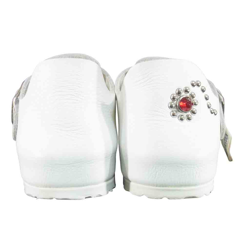 BIRKENSTOCK ビルケンシュトック London ロンドン スタッズ サンダル ストーン ホワイト系 38【中古】