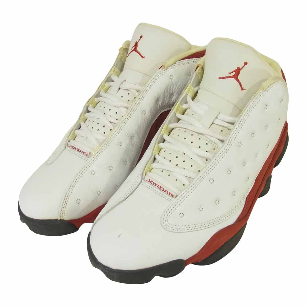 NIKE ナイキ 310810-105 観賞用 Air Jordan 13 Retro low スニーカー 中国製 ホワイト系 レッド系 28cm【極上美品】【中古】